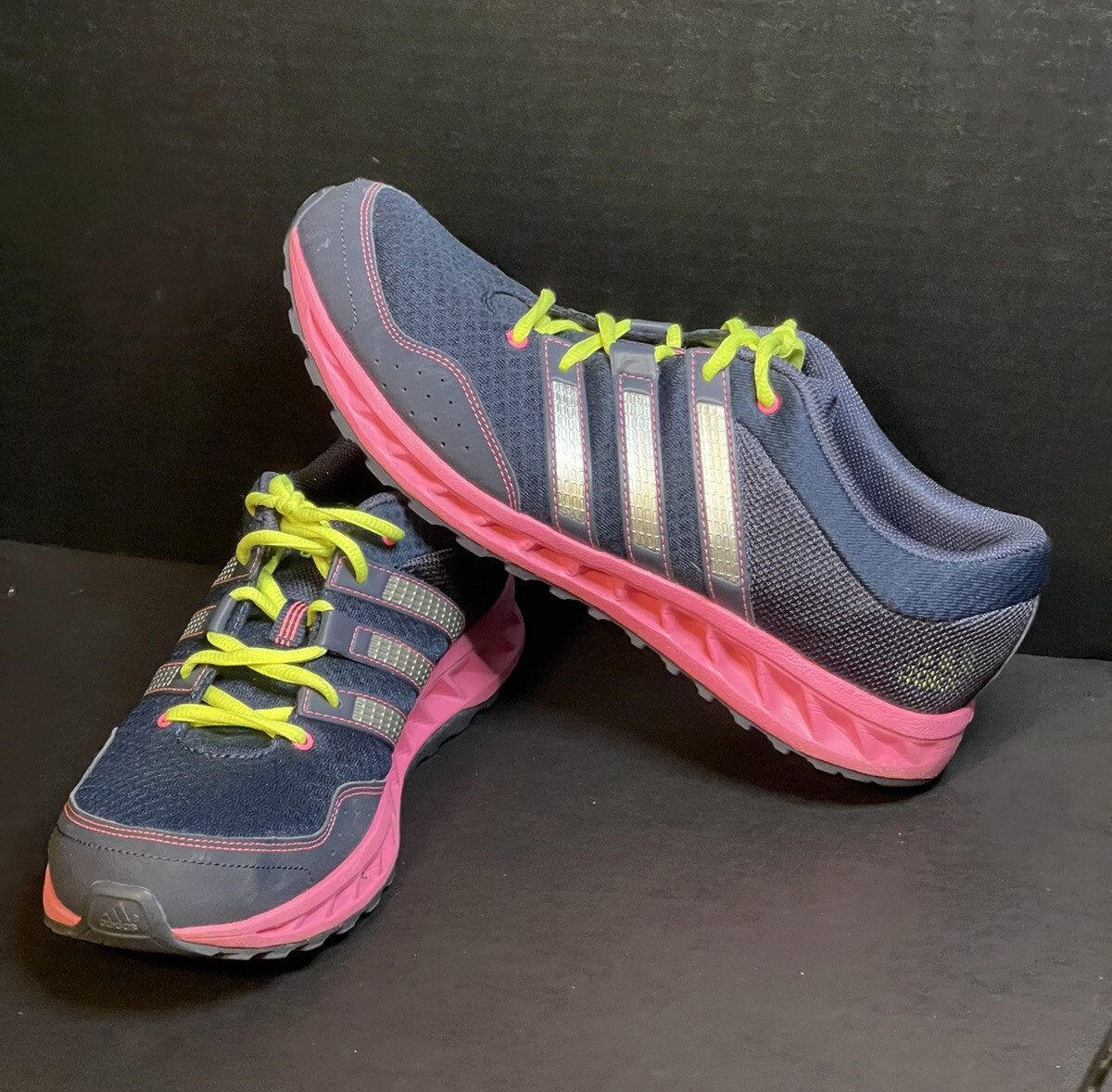 Athletic Shoe Adidas Falcon Blue And Pink Falcon Sneaker Adidas