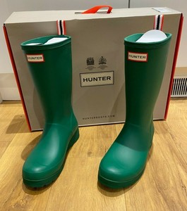 hyper green hunter boots