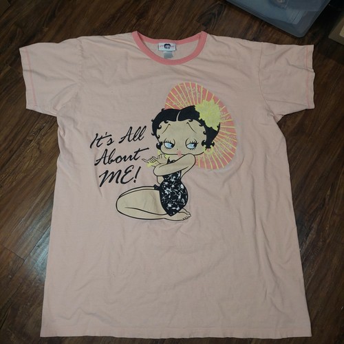 Vintage Betty Boop 2004 Pink T-Shirt 