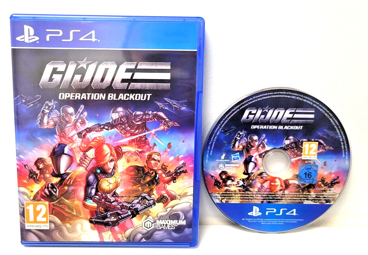 PS4 GI Joe Operation Blackout EXCELLENT Condition (PS5 Compatible)