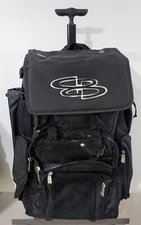 Boombah Baseball Softball Rolling Superpack 2.0 Black *Missing Front Flap*