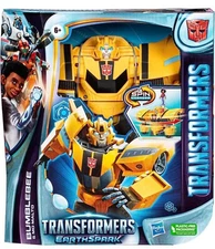 Transformers Bumblebee Mo EarthSpark Malto Spin Changer 8" Hasbro Figure NEW!