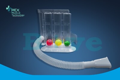 B+ 3 BALL SPIROMETER  RESPIROMETERBREATHING EXECISER BRAND NEW