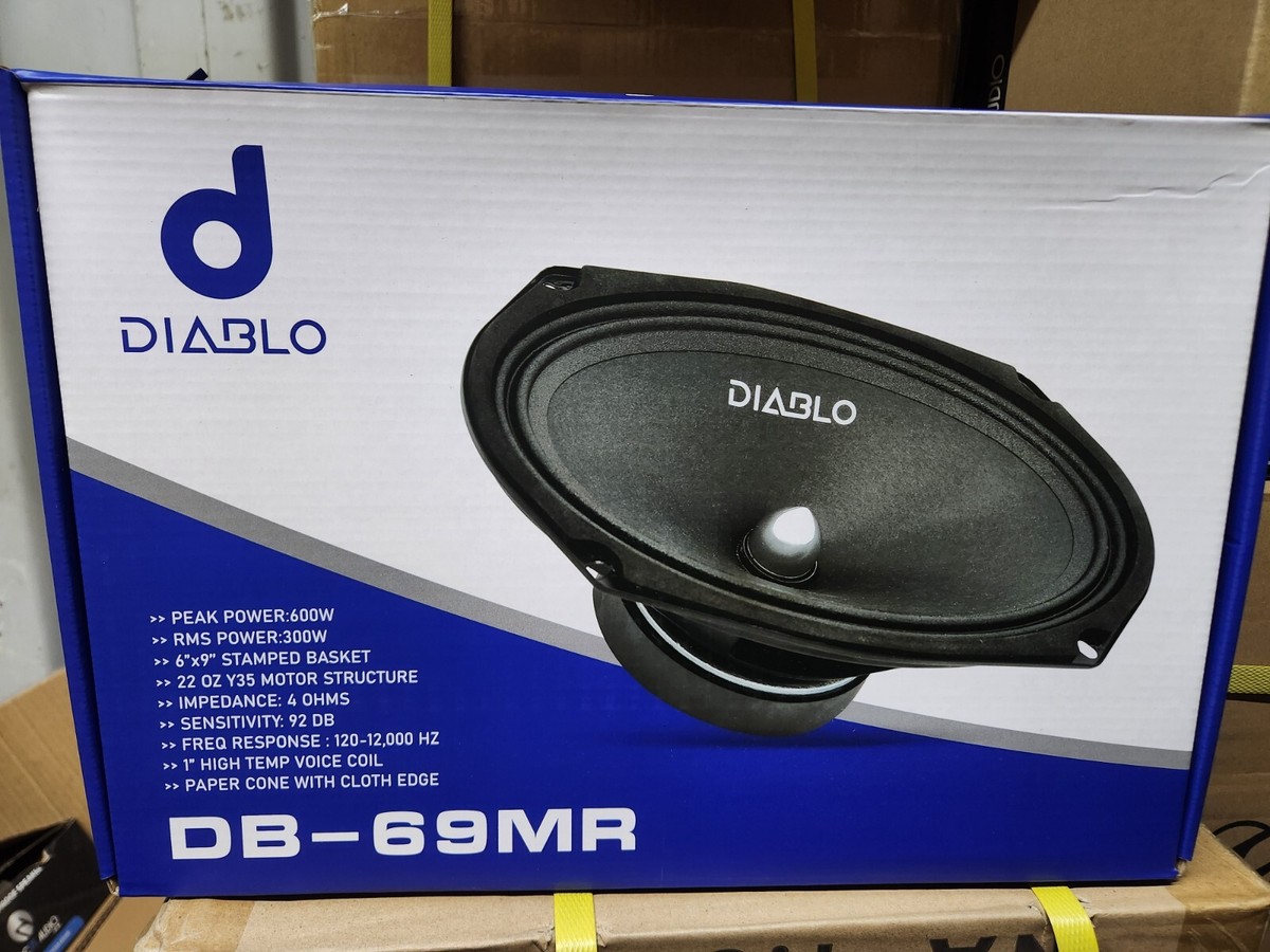 Diablo Audio DB-69MR Midrange 6x9 inch loudspeakers Pair car audio