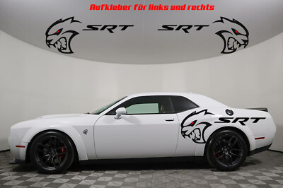 2x  SRT Hellcat Seitenteil Aufkleber Sticker Folie