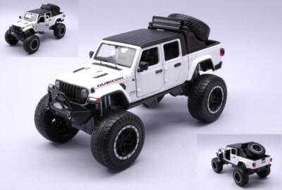 Modellauto Maßstab 1:24 JEEP GLADIATOR RUBICON 2021 WEISS Diecast Modellbau