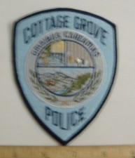 COTTAGE GROVE  OREGON   POLICE FABRIC PATCH