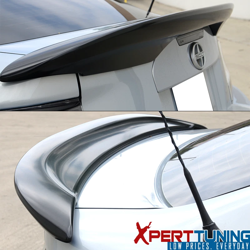 Fits 11-16 Scion tC OE Style Rear Trunk Lid Spoiler Wing Lip ABS Unpainted Black Foto 2 de 4