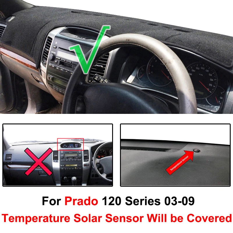 Dash Mat Cover Dash Mat For Toyota Land Cruiser Prado120 Series 2003 2009 GX GXL