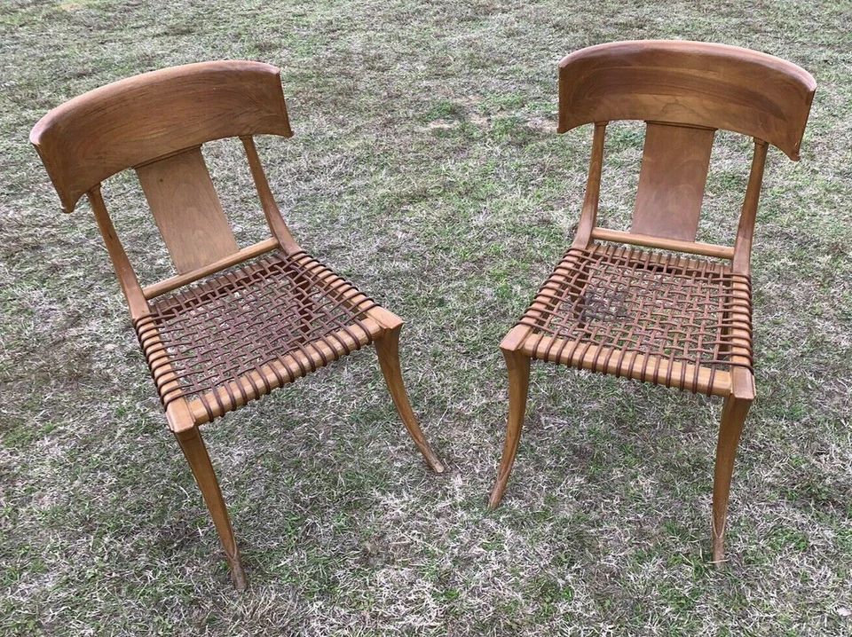 Пара стульев Klismos, разработанных T.H. Robsjohn-Gibbings для Афинских Сардис - Изображение 2 из 4