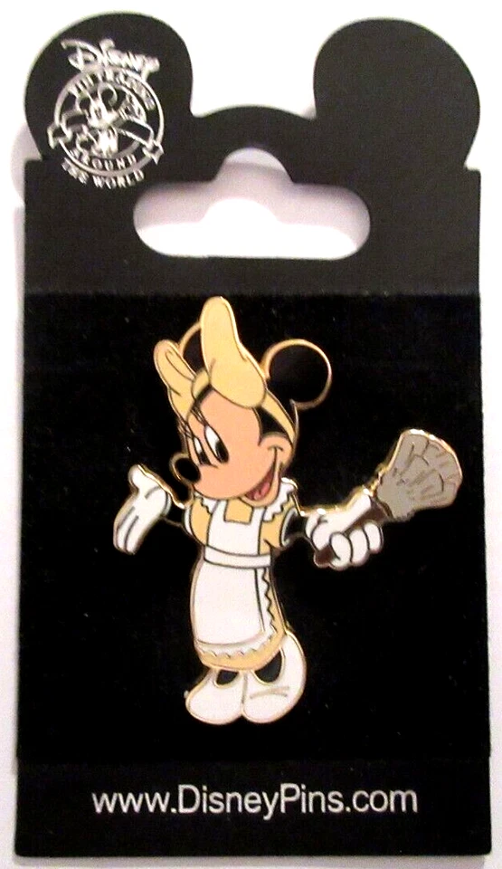 PIN EXCLUSIVO FUNDIDO WDW 2006 - MINNIE MOUSE COMO AMA DE LLAVES CON UNIFORME #49445 Foto 3 de 3