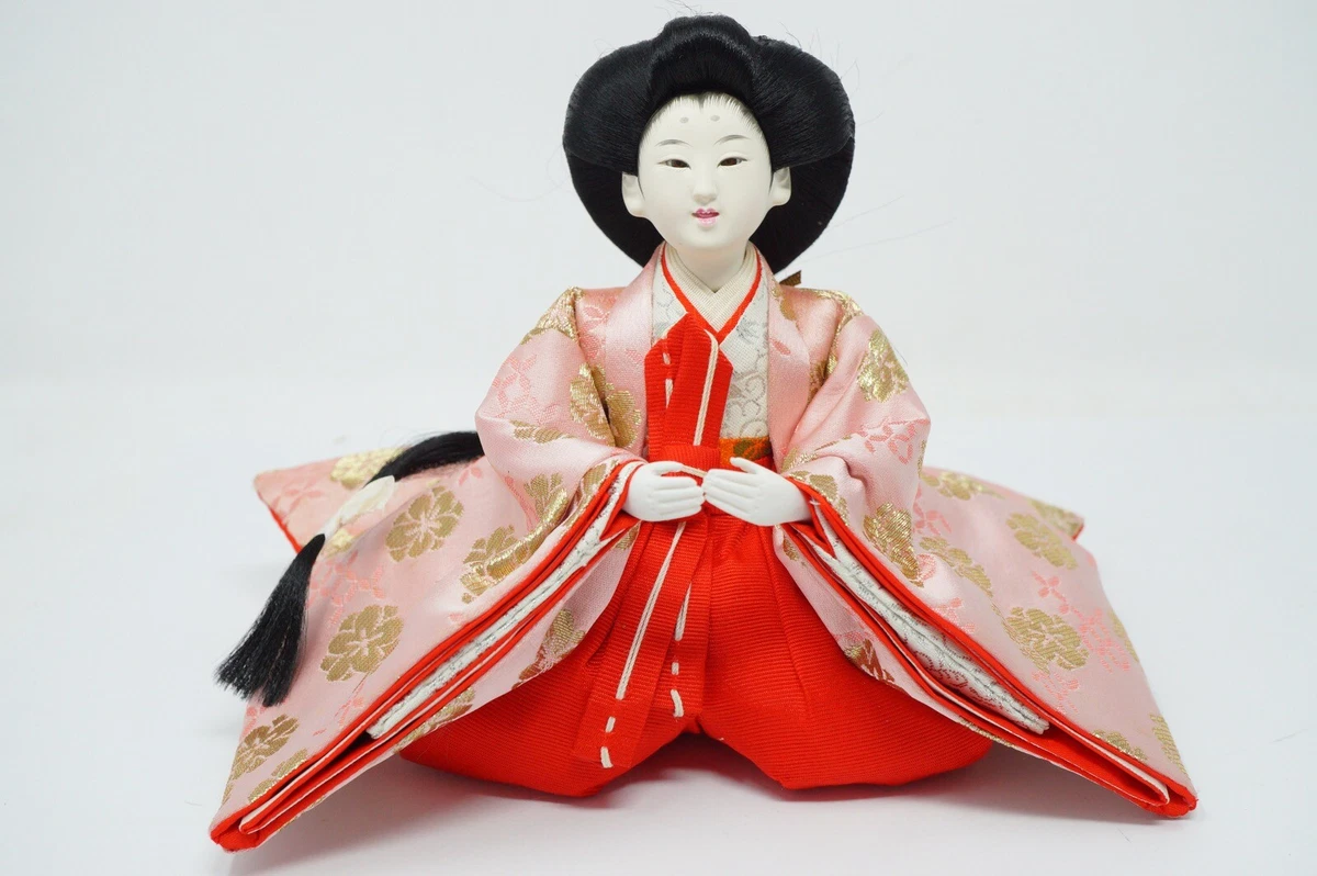 Traditional japanese doll set top