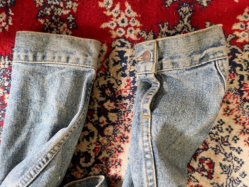 Vintage 1990s 1993 Levi Strauss Denim Jean trucker jacket XL cotton - Picture 4 of 7