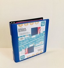 Brand New Pen Gear 1.5-inch Binder Bundle, D Rings, White