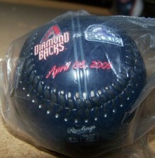 2009 Arizona Diamondbacks Colorado Rockies Opening Day Chase Field baseball ball