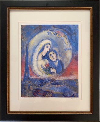 After Marc Chagall limited edition giclee print ''Le Songe'' with COA