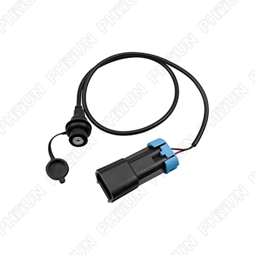 2883824 2414662 RCA Power Plug Black For Polaris Snowmobile Heated Visor 2007-21 - Picture 2 of 6