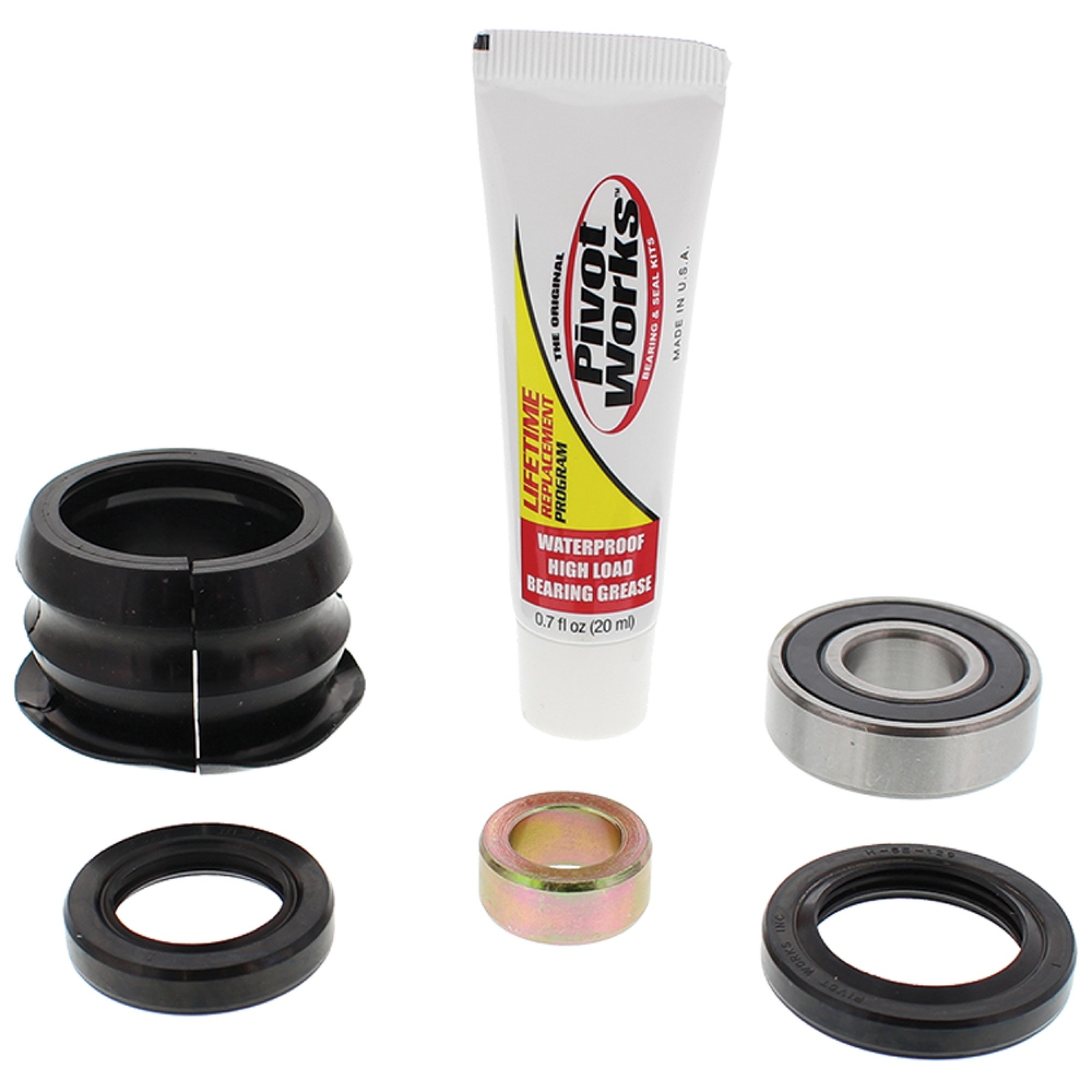 Pivot Works Fork Rebuild Kit PWFFK-K11-021 For Kawasaki KX450F 2008-2012 – Includes Bushings, Seals, O-Rings & Dust Seals