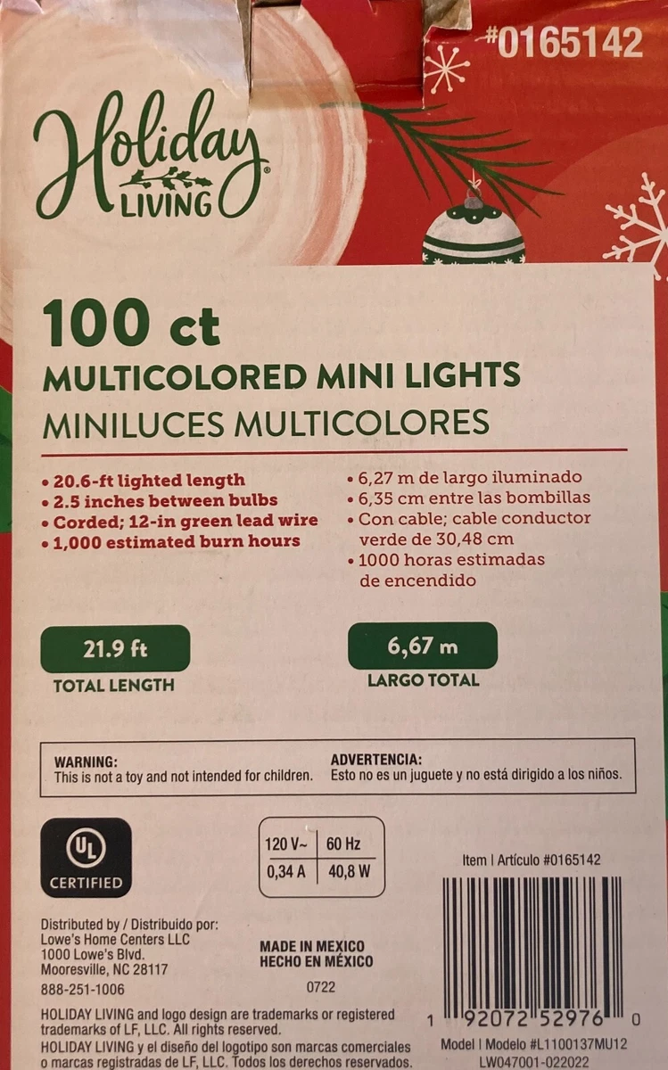 Holiday living sale mini lights
