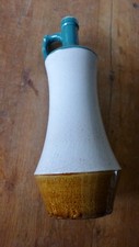 Ancienne bouteille céramique grès émaillé flacon ancien vin liqueur bistrot