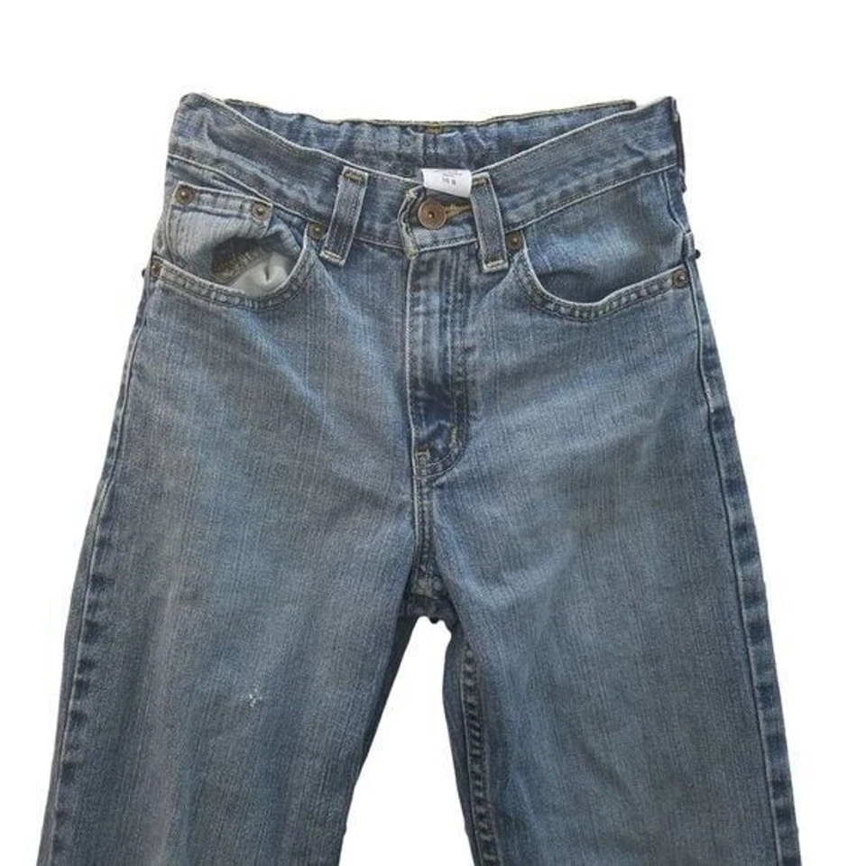 Pantalones de mezclilla Canyon River Blues para niñas talla 10 azules lisos de pierna recta Foto 3 de 4