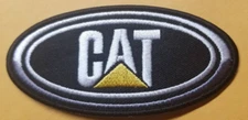 Cat Diesel Caterpillar Patch worldwide approx 1.75x3.75"