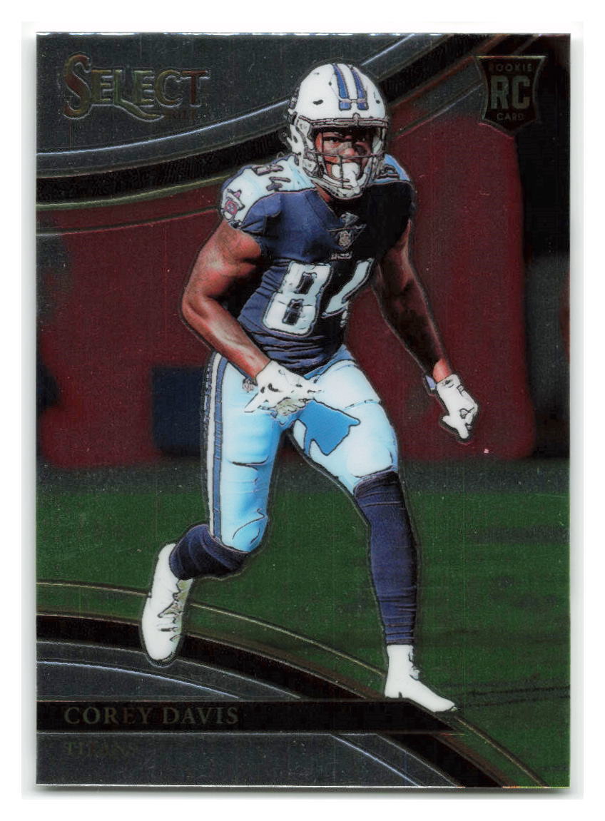 Corey Davis 2017 Panini Select Field Level RC SSP #265-TITANS