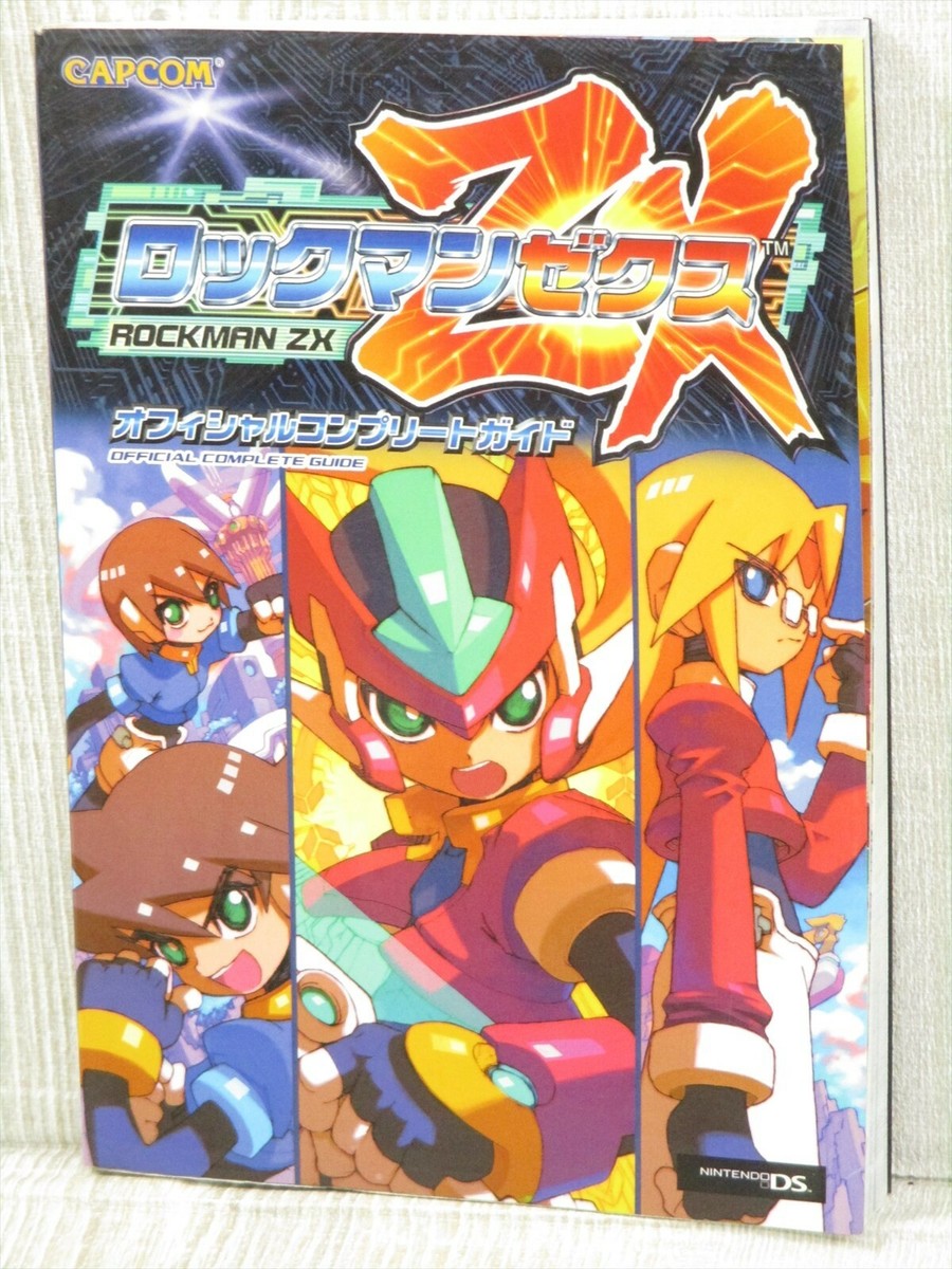 ROCKMAN ZX Mega Man Official Complete Guide Nintendo DS Book ROCKMAN ZX Mega Man Official Complete Guide Nintendo DS Book