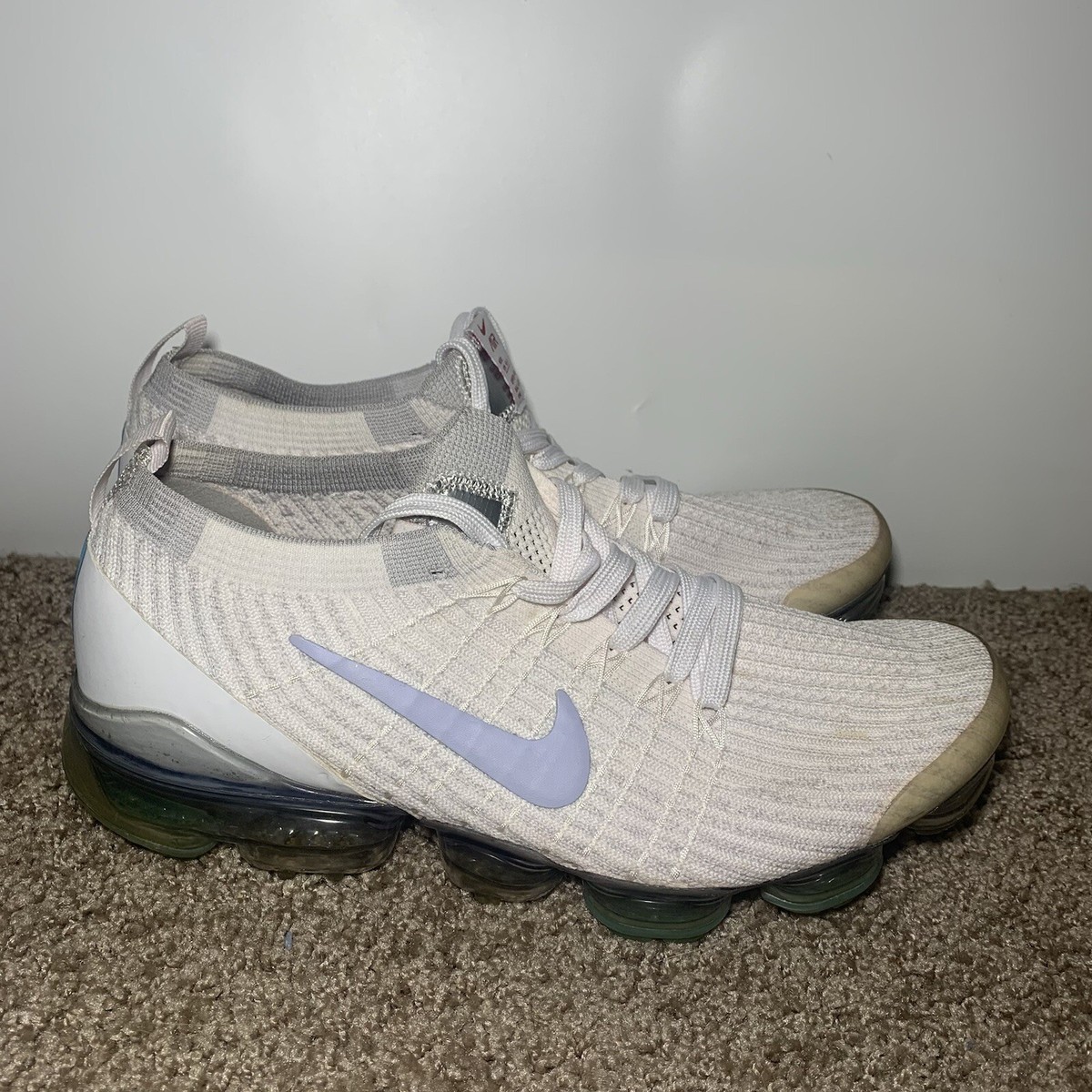 Nike Air VaporMax Flyknit One of One White Size Sneakers CW5643-100