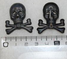 tête de mort de coiffure officier cavalerie Wehrmacht  ,armée  allemande 2eww