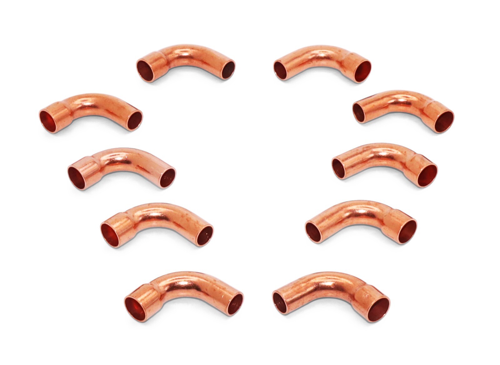 3/8" HVAC Copper Street Long Radius  90 , W02809 / C272-0002 , Pack of (10)