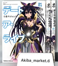 Date A Live  Tohka Dead End Vol.1-3 Complete Full Set Japanese Manga Comics