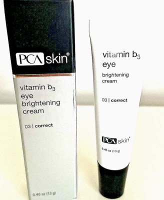 PCA SKIN Vitamin B3 Eye Brightening Cream 0.46 oz Tube     NEW IN BOX