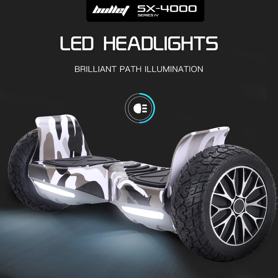 BULLET SX-4000 Hoverboard Scooter 8.5" Wheels 700W Superior Self Balancing Camo - image 4 of 4