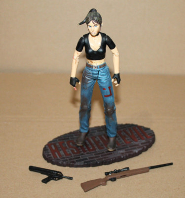Resident Evil Claire Redfield Bloody Battle Damaged Action Figure Palisades