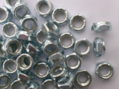 3/8 ZOLL UNF EXTRA DÜNNE NYLOC MUTTERN X 50