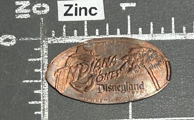 Disneyland Park Indiana Jones Adventureland Länglich Pressed Smashed Münze Penny