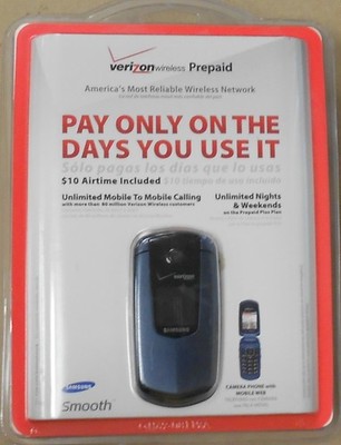 Samsung Smooth SCH-U350 Verizon New In Box 0428-01M