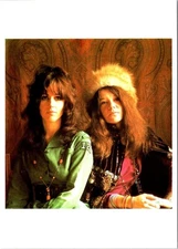 Repro  JANIS JOPLIN & GRACE SLICK 1st Ladies Of Rock  4X6 Jim Marshall Postcard