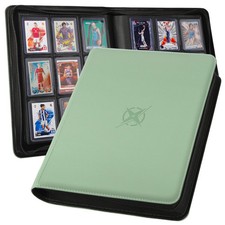 Top Loader Binder Trading Card for Sports 3 x 4 inches, Green