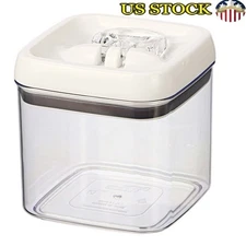 Airtight Square 4.5 Cup Food Storage Container W/ Easy Open Lid BPA Free New