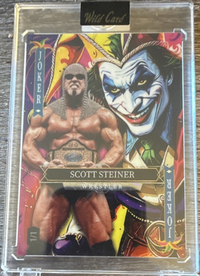 Wild Card Joker's Wild Scott Steiner 1/1 Joker Wrestling Card SD-JW-SS#07 2025