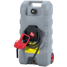 15 Gallon Fuel Transfer Tank with Pump,Diesel Gasoline Caddy with 10Ft Hose