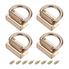 4 Pcs 28mm Bag Side Clip Buckle Metal Purse Suspension Clasps Light Gold