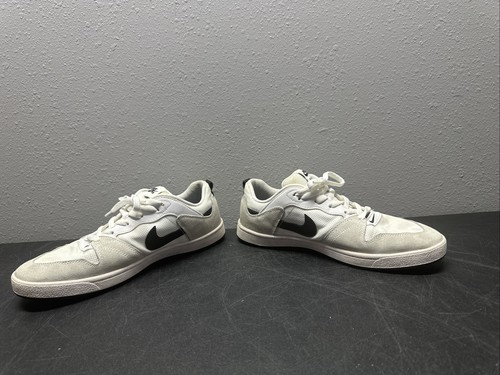 Nike SB Alleyoop White Black Men’s Skate Sneakers Size 10 CJ0882-100 - Picture 14 of 16