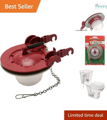 Toilet Flapper Rubber 3 Inch Long Life Water Saving Repair Part