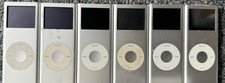 Lot of 6 Apple iPod Nano 2nd Generation A1199 2GB - Tested/Bad Batteries