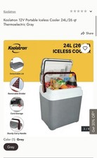 Koolatron Electric Portable Cooler Plug in 12V car Cooler 25 L 26 qt 