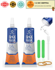 Shoe Glue Sole Repair Kit 2 x 15ML   Heavy Duty Waterproof Flexible Adhesive