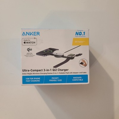 Anker MagGo 15w Pocket Sized 3-in-1 Qi2 Charger
